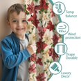 thumbnail image 3 of Blackout Kids Curtains,Multicolor Christmas Floral Pattern Childrens Insulated Curtains Set Of 2,Bedroom Essentials,Toddler Room Decor 52"x84", 3 of 5