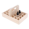 thumbnail image 2 of kusrkot 21 Slots Wooden Essential Oil Carrying Shockproof Organizer Travel Aromatherapy, 2 of 8