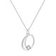 thumbnail image 1 of 26 Initial Alphabet Shape Rhinestone Collar para Mujeres Collares para Mujeres A Z 26 Alphabet Initial Silver Collares para Mujeres Niñas, 1 of 4