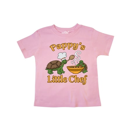 

Inktastic Pappy s Little Chef with Cute Turtles Gift Toddler Boy or Toddler Girl T-Shirt