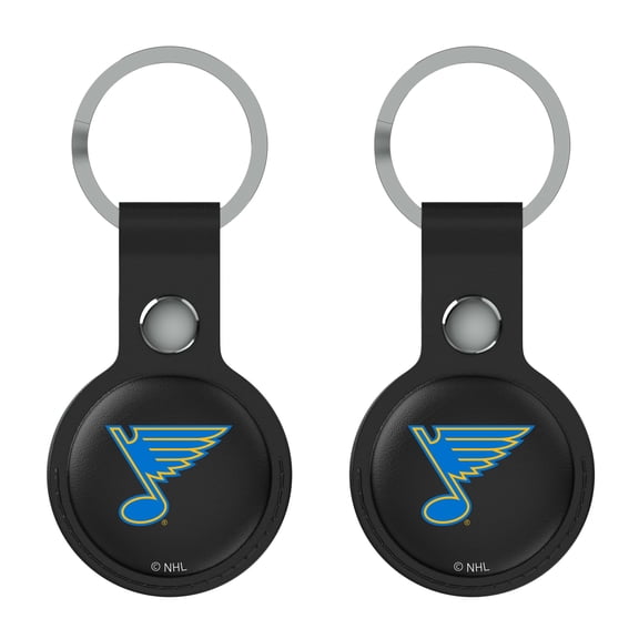 Keyscaper  Black St. Louis Blues Two-Pack AirTag Holders