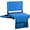Blue [One-Pack], variant on CozyBox 1-Pack of Stadium Seat for Bleachers with Padded Cushion Foldable Stadium Chairs with Strap and Cup Holder