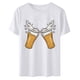 thumbnail image 4 of Tops de impresión de manga corta de ocio de cuello redondo de verano de moda para mujer Fridja  ghk3169, 4 of 5