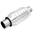 thumbnail image 1 of Magnaflow 48 State Converter Catalytic Converter 54306 5-1/8 Inch Diameter Stainless Steel Case; Single 2-1/2 Inch Slip Fit Inlet; Single 2-1/2 Inch Slip Fit Outlet; 9 Inch Body/13 Inch Overall Length, 1 of 7