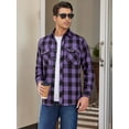 thumbnail image 5 of sogami Men's Long Sleeve Flannel Shirts Casual Button Down Shirt, 5 of 8