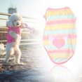 thumbnail image 3 of Transpirable y cálido mascota perro gato invierno suéter abrigo chaqueta chaleco ropa (XL rosa corazón amoroso), 3 of 8