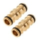 thumbnail image 1 of Conector de Latón de Rápida DYNWAVEMX 2 Piezas 1/2 Pulgadas Manguera de conexión rápida, 1 of 8