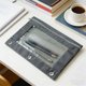 thumbnail image 4 of Three-hole Pen Case Transparent Document Folder Oxfords Cloth Storage Bag Large Airss Vent Large Capacity Stationery Bag, 4 of 7