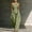 Green, variant on Women's Summer One‑Shoulder Wide‑Leg Jumpsuit High‑Waist Cinched Waist Loose Baggy One‑Piece Long Pants with Side Pockets Light Blue XL(XL)