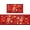 Red, variant on Kitchen Rugs and Mats Non Skid Washable Set of 2,Boho Floral Modern Farmhouse Bohemian Kitchen Runner Rugs with Rubber Backing for Kitchen Decor and Accessories (Red 17"x47"+17"x30")