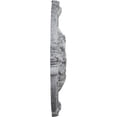 thumbnail image 4 of Ekena Millwork 17 3/8"OD x 1 3/4"P Hamilton Ceiling Medallion (Fits Canopies up to 3 3/4"), Hand-Painted Ultra Pure White Crackle, 4 of 6