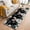 Black, variant on Bathroom Rugs 2x3 Ft, Easter Bunny Non Slip Area Rugs for Kitchen Bedroom Entryway, Eucalyptus Leaves Cute Rabbit White Flowers Washable Carpet Runner Rug Floor Mats for Bedroom Home Decor