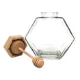 thumbnail image 1 of Gadgets de Tarro de de Vidrio con de Varilla Agitadora de Madera para , 380ml perfecl Tarro de mermelada, 1 of 8