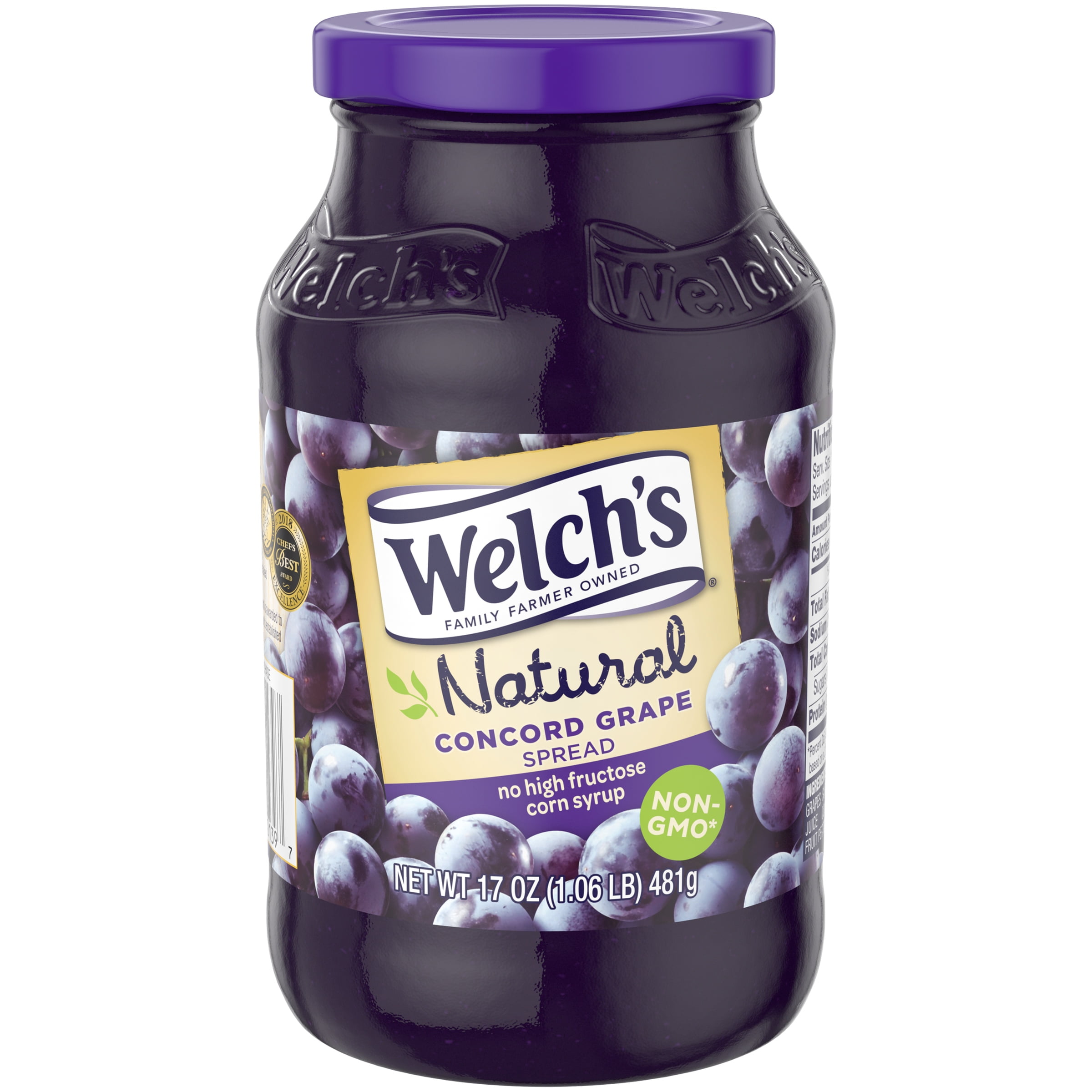 Welch's Natural Concord Grape Spread, 17 oz