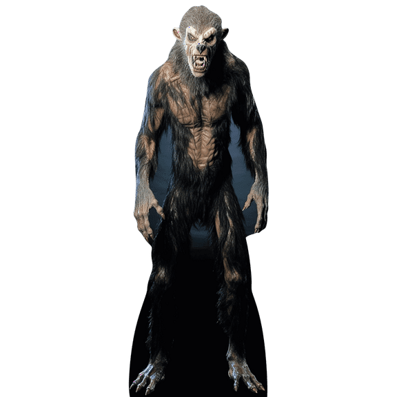 Werewolf (Hairy) Mini Cardboard Cutout Standee