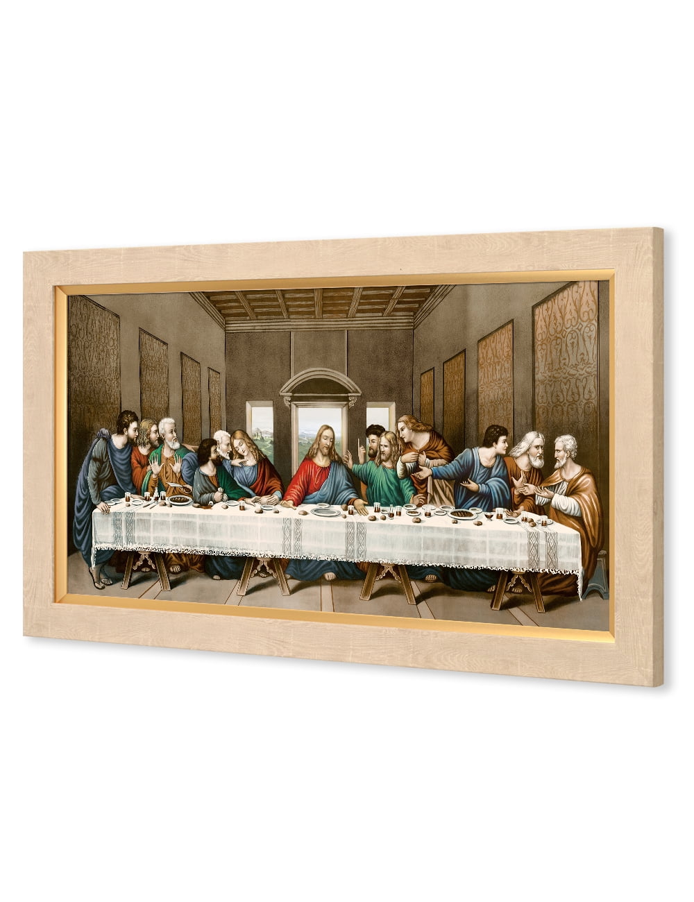 Decorarts The Last Supper Leonardo Da Vinci Classic Art Reproductions Giclee Canvas Prints Wall Art For Home Decor 24x12 Walmart Com Walmart Com
