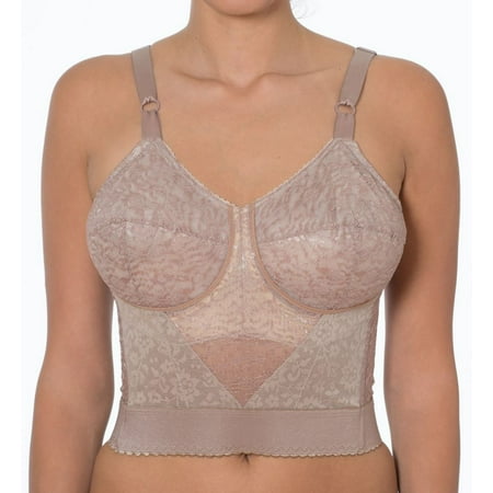 

Women s Rago 2202 Lacette Longline Wireless Expandable Cup Bra (Mocha 36DD)