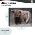 thumbnail image 4 of Stupell Industries Farmhouse Wandering Harry Highland Cattle Black Framed Giclee Art, 14 x 11, by Marcus Prime, 4 of 8