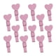 thumbnail image 5 of 50 mini pinzas de madera con forma de corazón para ropa, para fotos y notas., 5 of 6