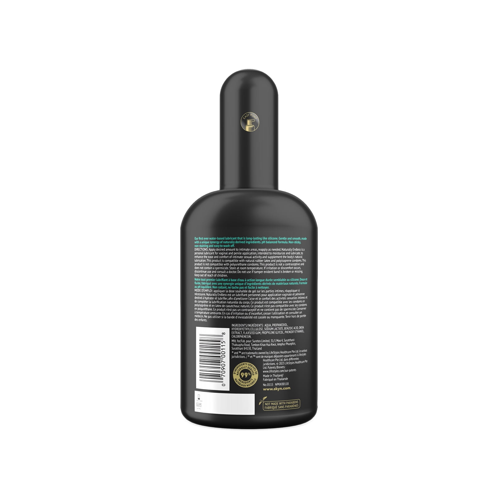 SKYN Naturally Endless Long Lasting Water Based Barbados | Ubuy