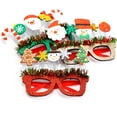 thumbnail image 6 of Yoyauz Christmas Glasses Glitter Party Glasses Costume Glasses Creative Fun Glasses Reindeer Antlers Christmas Party, 6 of 6