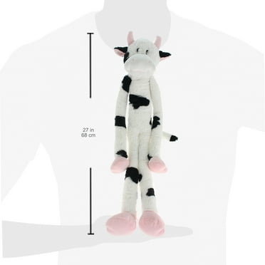 Multipet Swingin' Slevins Cow Plush Dog Toy, Extra Long, Extra Squeakers