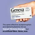 Genexa Extra Strength Pain & Fever PM Acetaminophen & Sleep Aid Caplets