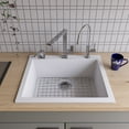 thumbnail image 3 of ALFI brand AB2420DI-W White 24" Drop-In Single Bowl Granite Composite Kitchen Sink, 3 of 11