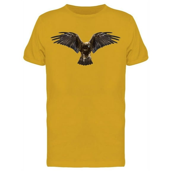 Eagle With Spreads Wings T-Shirt Men -Image by Shutterstock, Male Large