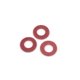 thumbnail image 2 of De Fibra Plana Arandela Aislante Anillo Rojo 4mmx8mmx0,8mm 500pzas para Tornillos, 2 of 2
