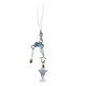 thumbnail image 1 of Ice Cream Cone Phone Charm Colorful Beaded Keychain Fashionable Resin and Alloy Bag Pendant Unique Gift for Women Girls, 1 of 4