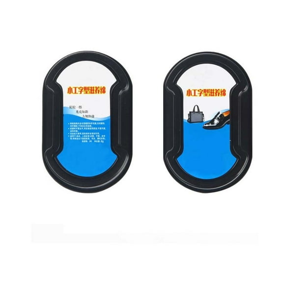 WozhuoToy Double Sided Shoe Cleaner Polish Multifunctional High-density Leather Care Oil Sponge Shoe Wax