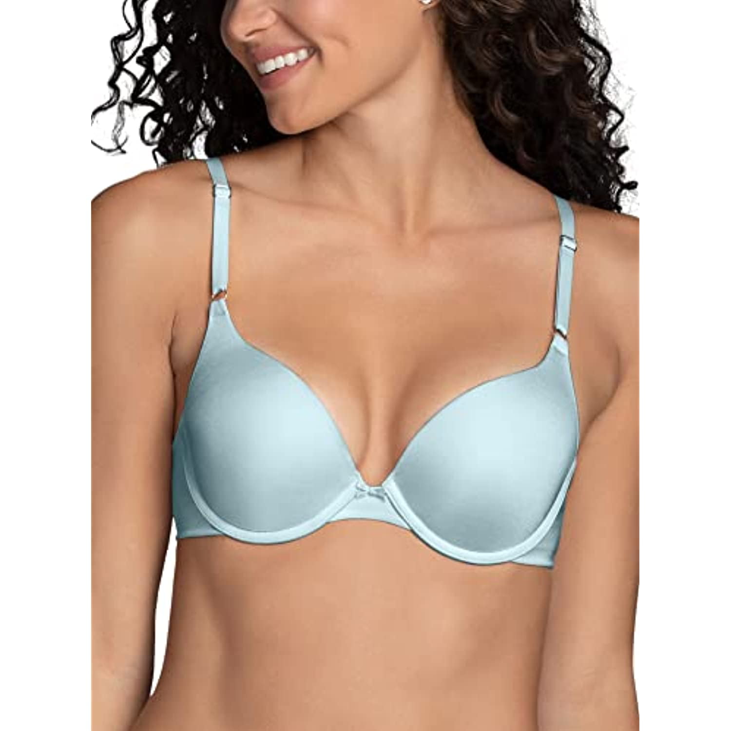 Vanity Fair Women's Ego Boost Push Up Bra (+1 Cup Size), Clear