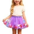 thumbnail image 3 of Byoo Toddler Girls Tulle Tutu Skirt Flowy Butterfly Decor Tulle Solid Cake Skirts for Kids Party Outdoor Daily Clothes for Kids, 3 of 5