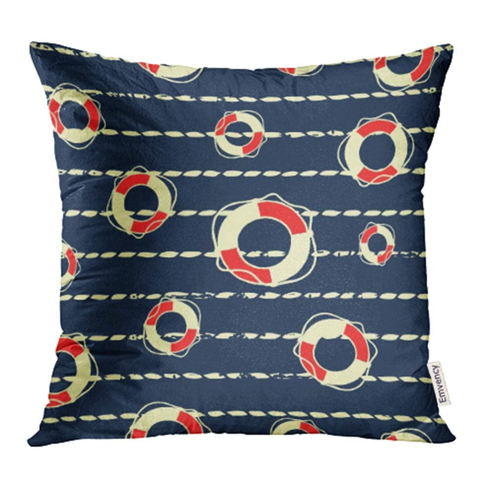 ARHOME Abstract on The Nautical Silhouettes Life Buoy of Marine Rope