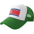 thumbnail image 1 of Flag of North Korea Mesh Back Trucker Cap Baseball Cap, 1 of 8