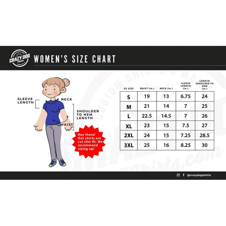 Women's Size Chart - Donkey Label