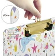 thumbnail image 3 of FMSHPON Unicorn Clipboard Hardboard Wood Nursing Clip Board and Pull for Standard A4 Letter 13x9 inches, 3 of 7