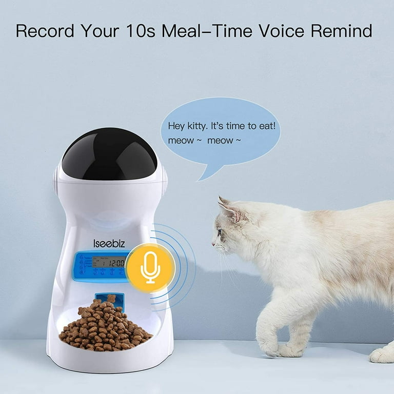 Iseebiz automatic on sale cat feeder 3l