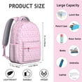 thumbnail image 6 of Cute Axolotl Student Backpack Waterproof Durable School Bag with Kawaii Colorful Cartoon Axolotl Print, Adjustable Straps, Breathable Padding, Large Capacity for School and Travel, 6 of 6