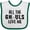 White and Green, variant on Inktastic All The Ghouls Love Me with Ghost Boys or Girls Baby Bib