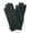 Black, variant on Men's Knit Lined Spandex Gloves