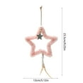 thumbnail image 4 of MXTPOV Pink Christmas Decorations for Christmas Tree, Large Plush Star Ornaments Hanging for Walls Door Party Car, Home Decor, 9.25inch, 4 of 6