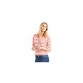 thumbnail image 1 of Aeropostale Womens Boxy Striped Pullover Sweater, Naranja, Grande Aeropostale Pull-over, 1 of 2