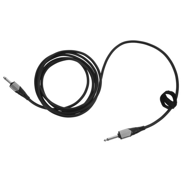 SHOWERORO instrument cord Guitar Cable PVC 1Pack Black for Recording Devices