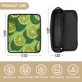 thumbnail image 4 of Hair Tool Organizer Bag with Heat Resistant Mat Removable Travel Storage Case for Hot Air Brushes Curling Irons Lime Slice Image, 4 of 8