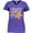 Purple, variant on Inktastic Official Cookie Tester Cute Gingerbread Women's V-Neck T-Shirt