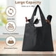 thumbnail image 4 of Monstrate Bolsas de compras reutilizables, plegables y prácticas, fáciles de llevar, para una amplia gama de usos, 3 pack/lote Almacenamiento y organización del hogar, 4 of 6