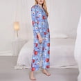 thumbnail image 3 of Fotbe coffee love cup winter Pattern Long Sleeve Pajama Set for Women,Sleepwear Set,2-piece Loungewear Set,Soft PJs Comfy Nightwear with Pockets -, 3 of 7