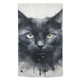 thumbnail image 2 of Cat Head Black Blackout Curtain Panels Drapes Privacy Assured with Light Filtering Curtains for Living room Bedroom Bathroom Window, 2 of 6
